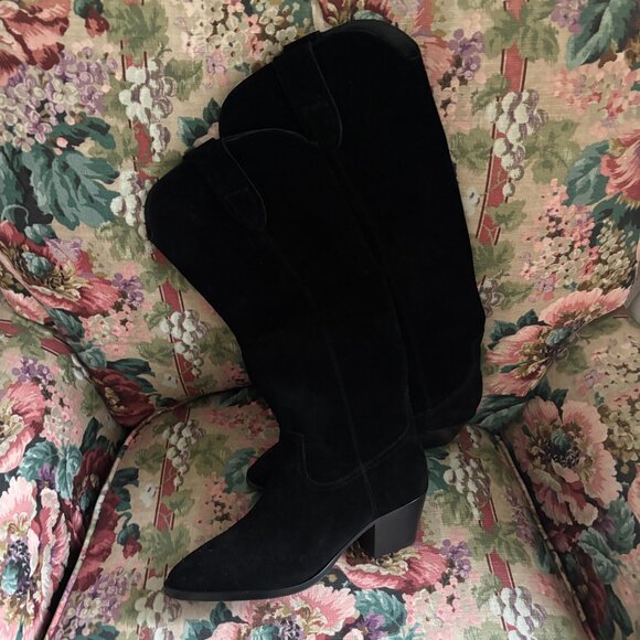 Charlotte Stone Agatha Knee High Boot in Black Size 9 - Picture 3 of 8